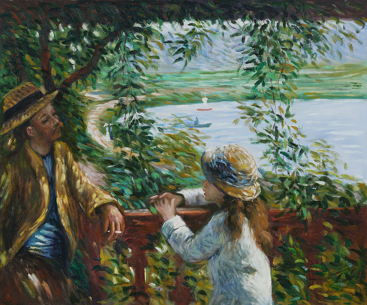 Near the Lake by Pierre Auguste Renoir
